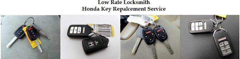 All types of Honda key replacement Service by Low Rate Locksmith